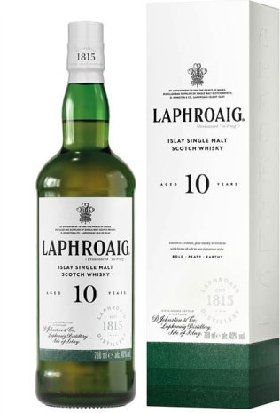 Laphroaig 10 years old in Box 70 cl CARx6