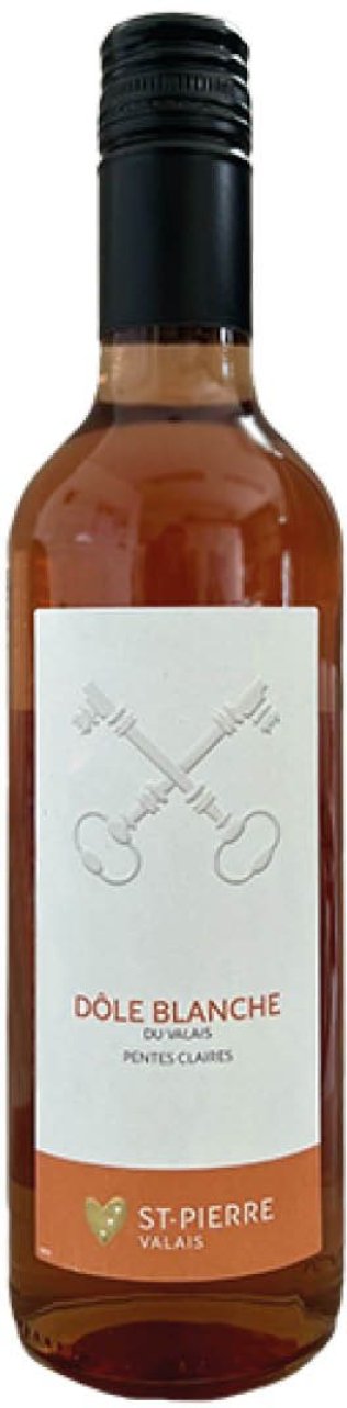Les Clés de St-Pierre Pentes Claires Dôle Blanche du Valais AOC 50 cl CARx12