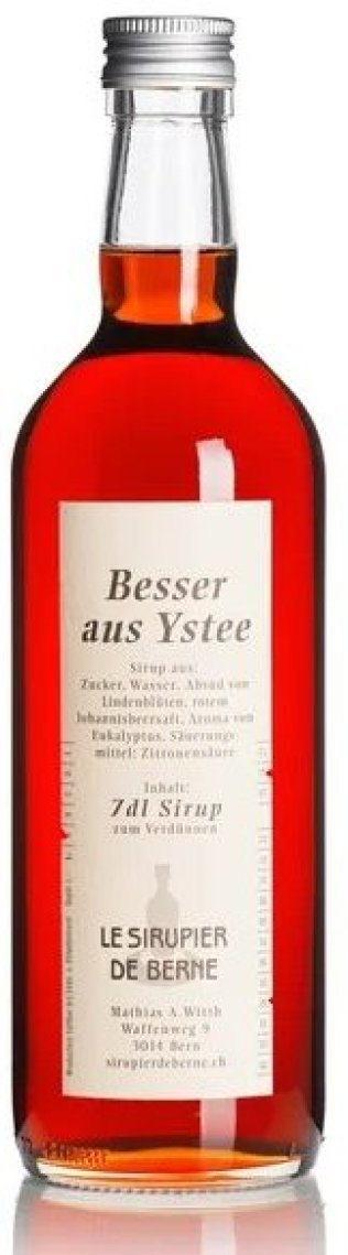 Le Sirupier de Berne Besser als Ystee Glas 70 cl HARx15