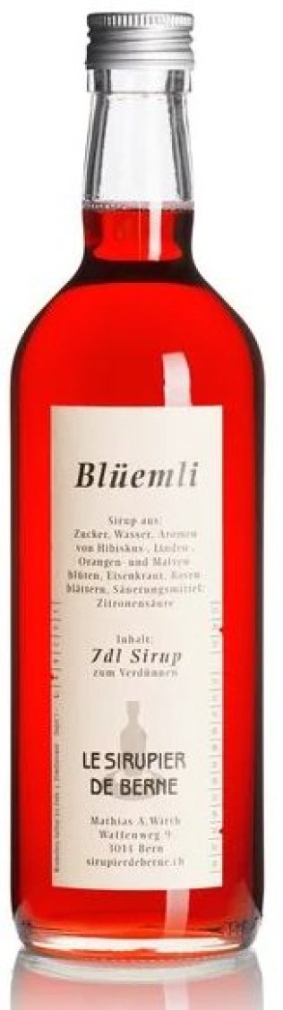 Le Sirupier de Berne Blüemli Glas 70 cl HARx15