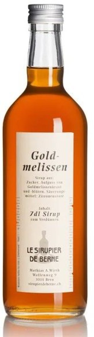 Le Sirupier de Berne Goldmelissen Glas 70 cl HARx15