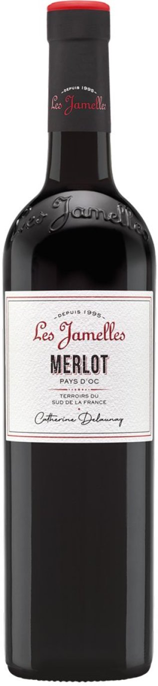 Les Jamelles Merlot Pays d'Oc IGP 2025 75 cl CARx6