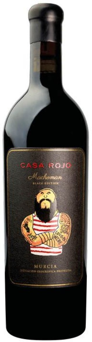 Macho Man BLACK EDITION Tierra de Murcia IGP Casa Rojo 2022 75 cl CARx6