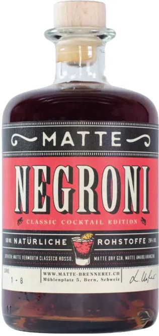 Matte Negroni 50 cl CARx6