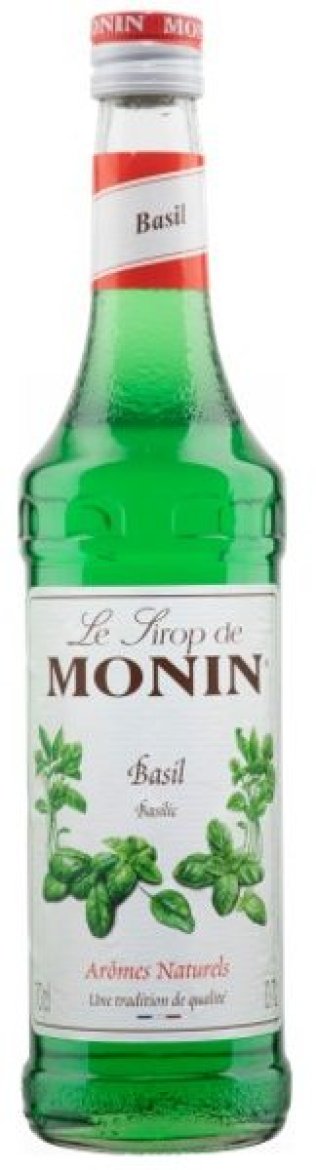 Monin Basilikum Sirup Glas 70 cl CARx6
