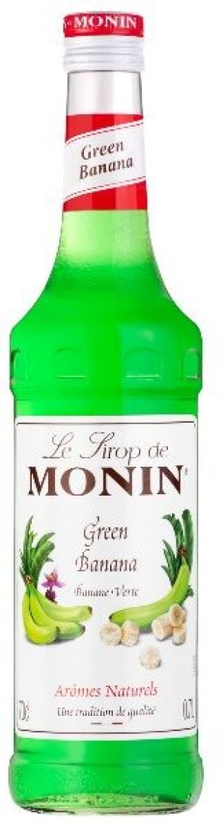 Monin Grüne Banane Sirup Glas 70 cl CARx6