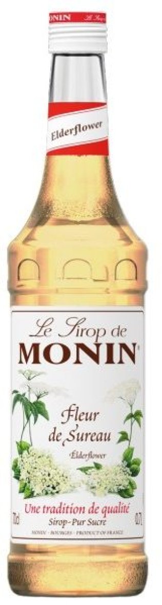 Monin Holunderblüten Sirup Glas 70 cl CARx6