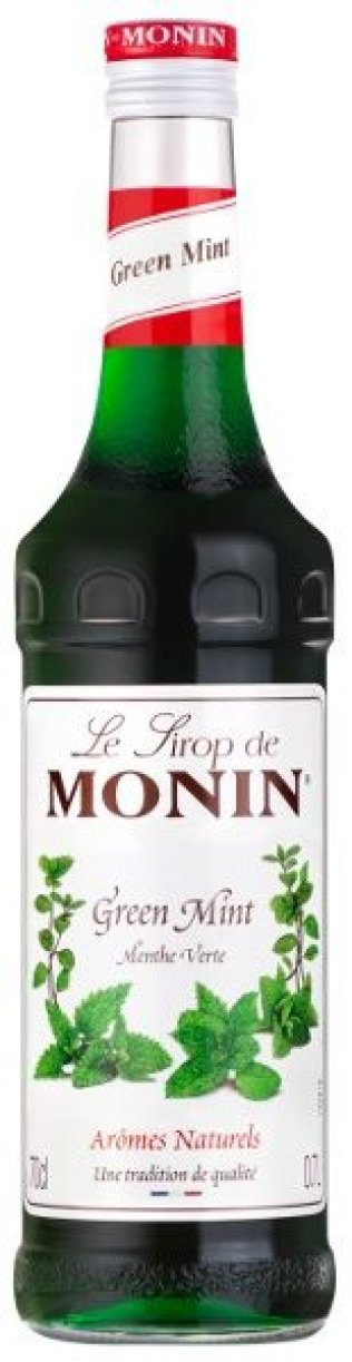Monin Menthe Verte Sirup Glas 70 cl CARx6