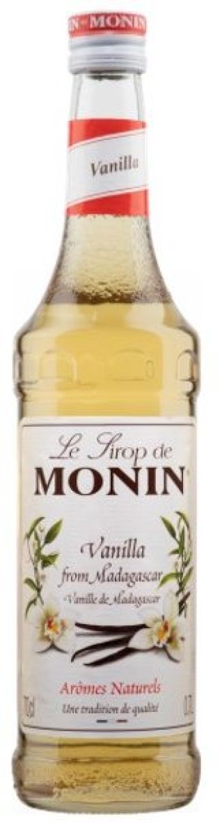 Monin Vanille Sirup Glas 70 cl CARx6