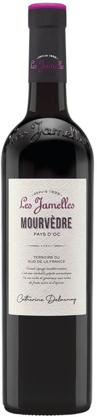 Mourvèdre Pays d'Oc IGP Les Jamelles 2022 75 cl CARx6