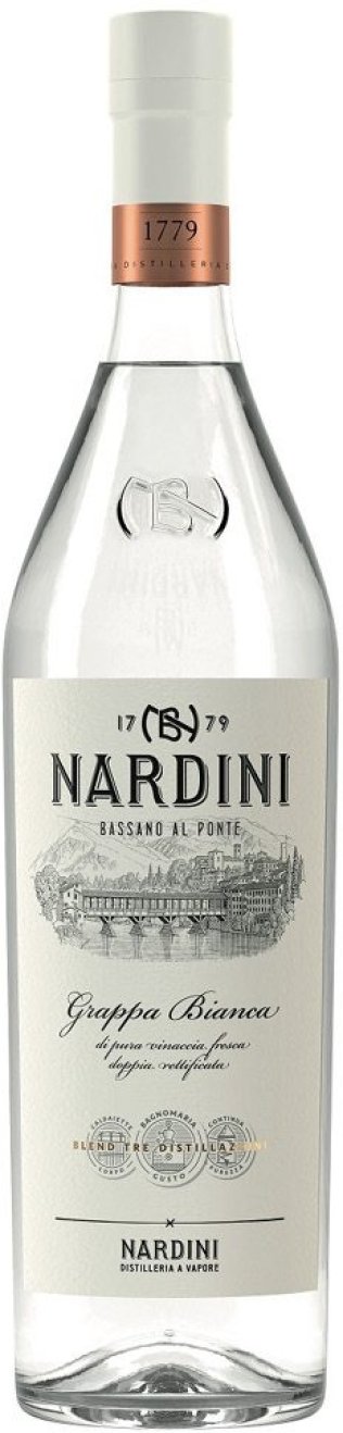 Nardini Grappa Bianca 70 cl CARx6