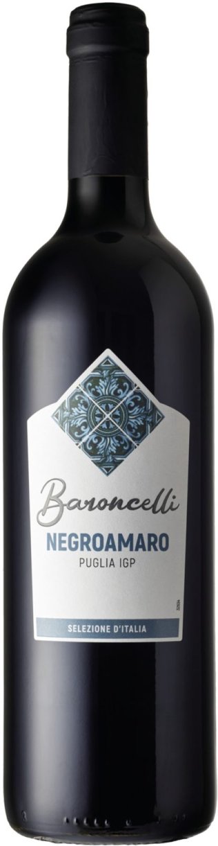 Negroamaro Puglia IGP Baroncelli Selezione D'Italia 2023 75 cl CARx6