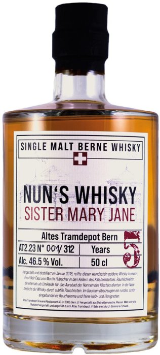 Nun's Whisky Sister Mary Jane (Peated) 5 Jahre 50 cl CARx6