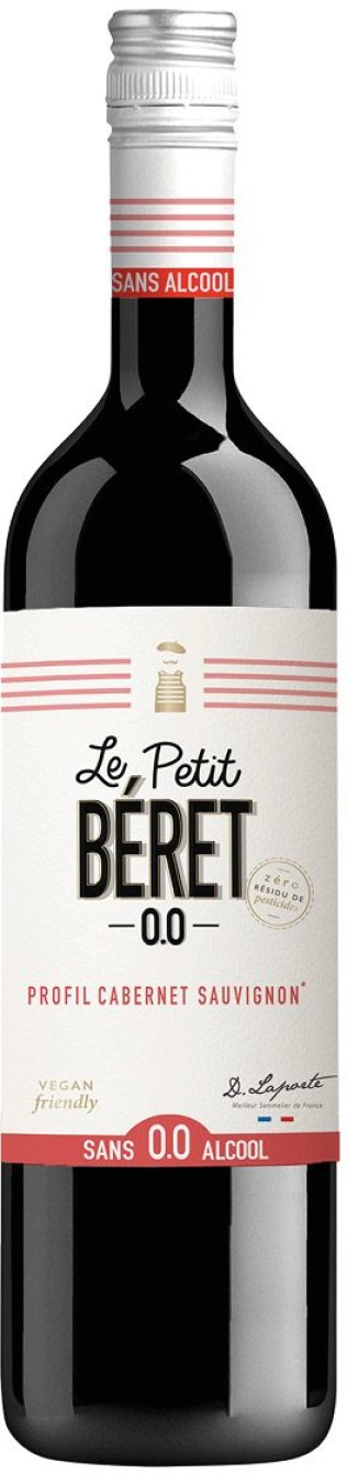 Petit Béret Cabernet Sauvignon sans alcool 75 cl CARx6