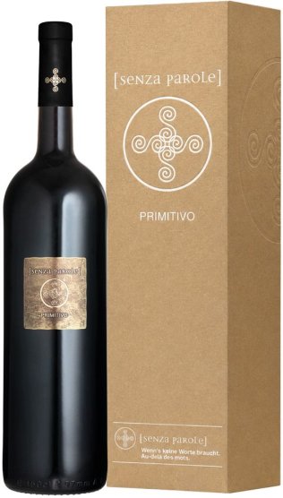 Primitivo Puglia IGP Senza Parole Magnum mit Geschenkkarton 2024 150 cl CARx6