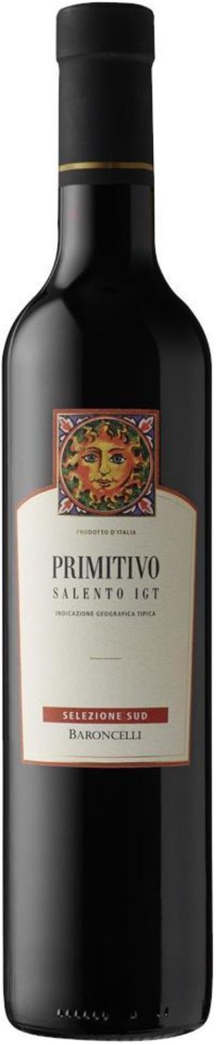 Primitivo Salento IGT Baroncelli selezione sud 2021 50 cl CARx6