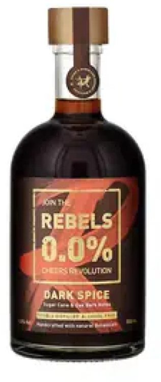Rebels 0.0% Dark Spice (alkoholfreier Rum) 50 cl CARx6