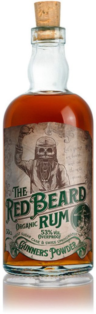 Red Beard «Gunners Powder» Barreled Organic Rum 50 cl CARx6