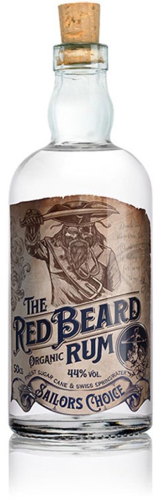 Red Beard «Sailors Choice» Organic White Rum 50 cl CARx6