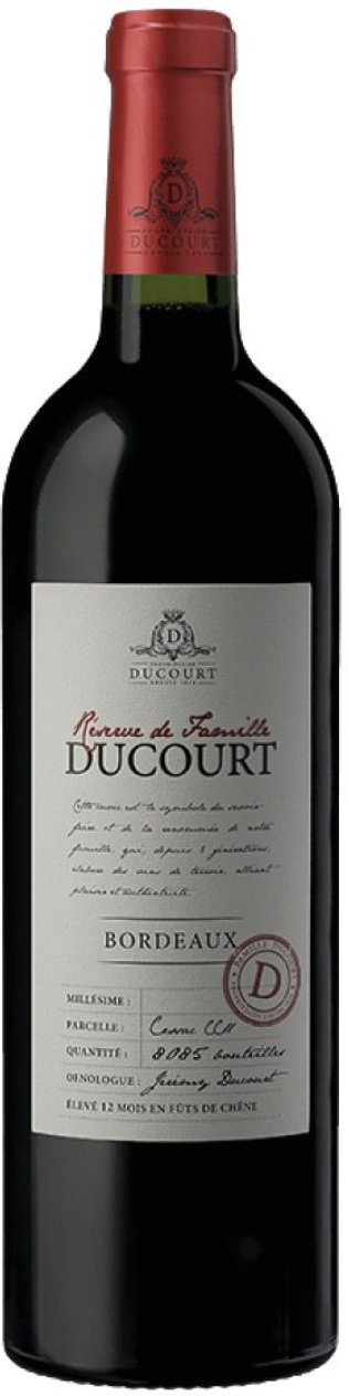 Réserve de Famille Ducourt Bordeaux AOC 2018 75 cl CARx6