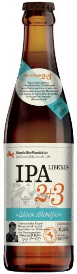 Riegele IPA Liberis 2+3 Alkoholfrei 33 cl CARx8