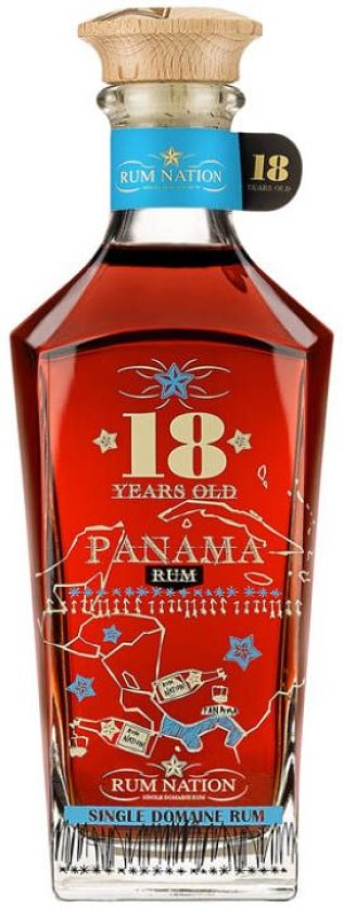 Rum Nation Panama 18 years old 70 cl CARx6