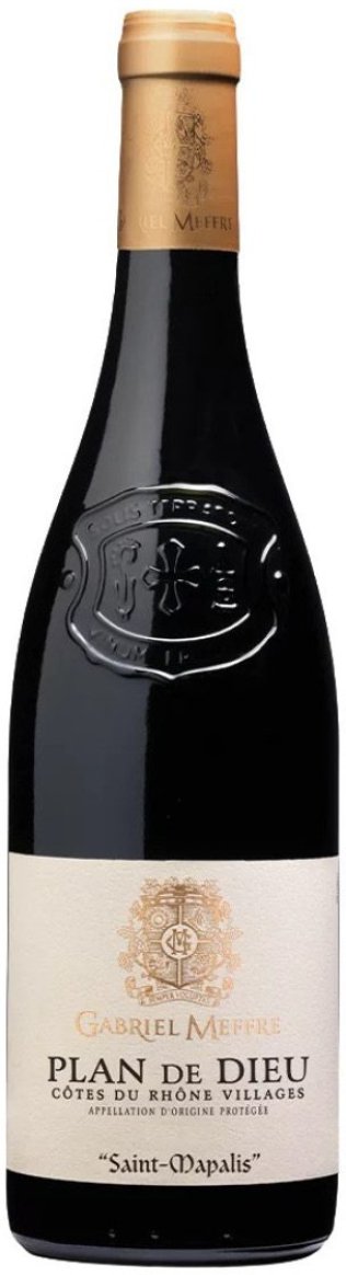 Saint-Mapalis Plan de Dieu Côtes du Rhône AOP 2023 75 cl CARx6