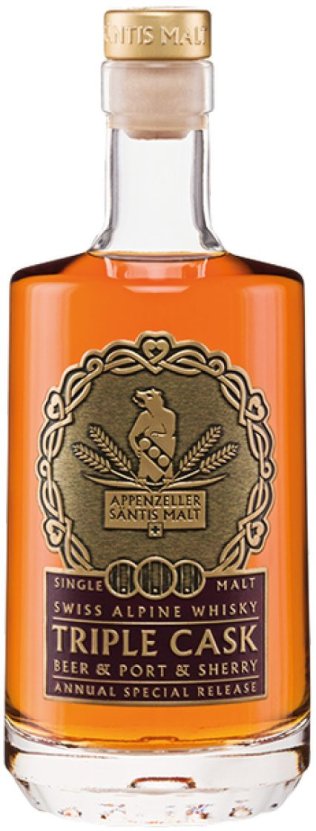 Säntis Malt Triple Cask Bier-Port-Sherry 50 cl CARx6