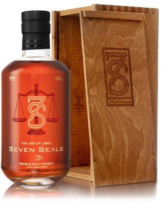 Seven Seals «The Age of Libra» Limited Release (Rum Wood Finish) in Holzkiste 50 cl CARx6