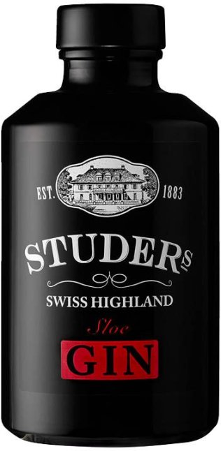 Studer Swiss Highland Sloe Gin 20 cl CARx6