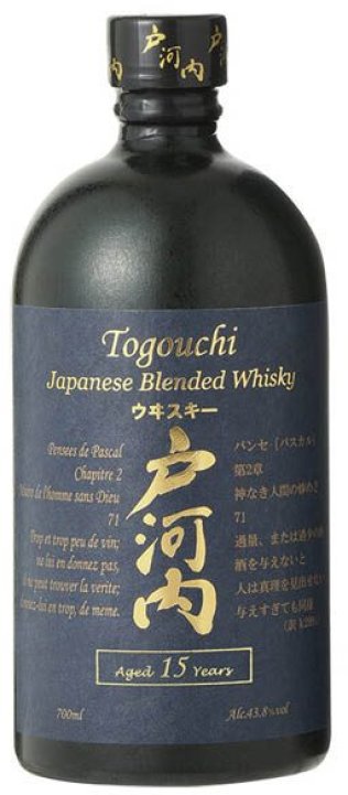 Togouchi Premium Whisky 15 years old 70 cl CARx6
