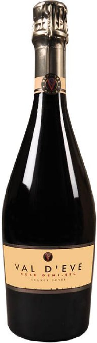 Val d'Eve Rosé Demi-Sec Mousseux 75 cl CARx6