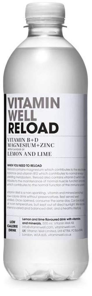 Vitamin Well Reload PET (Artikel auf Bestellung) 50 cl CARx12