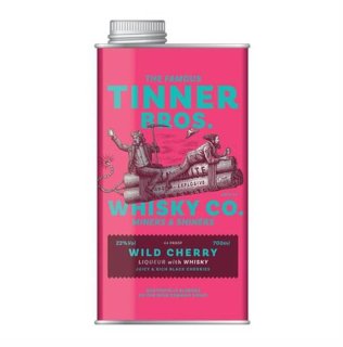 Wild Cherry Liqueur with Whisky Tinner Bros 70 cl CARx6