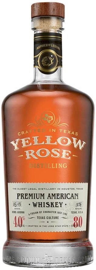 Yellow Rose Premium American Whiskey 70 cl CARx6