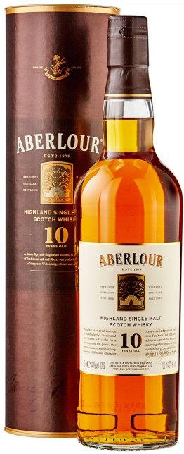 Aberlour S. Malt Whiskey 10 years 70cl CARx6