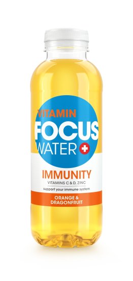 Focuswater Immunity Orange & Dragenfruit EW 50 cl CARx24