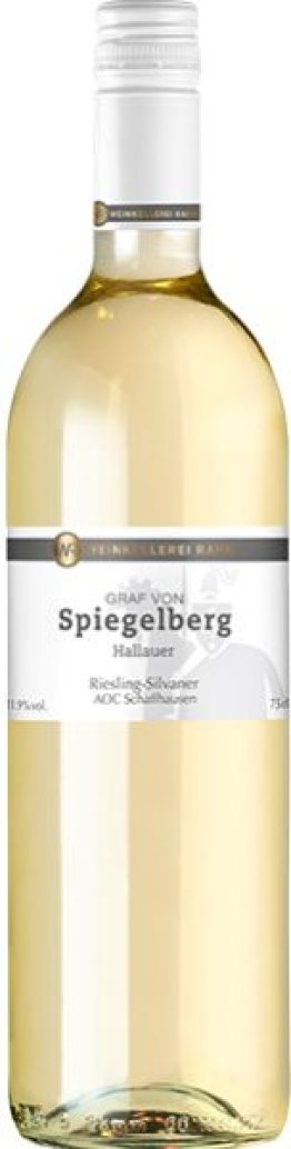 Hallauer Riesling Sylvaner 75 cl Graf von Spiegelberg CARx6