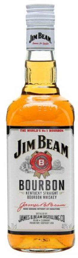 Jim Beam White Label 70 cl Kentucky Straight Bourbon Whiskey CARx6
