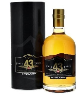 Swiss Highland 43 Three 50 cl Single Malt Whisky