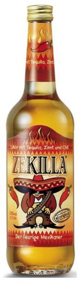 Zekilla 70 cl Zimtlikör Tequila 70 cl CARx6