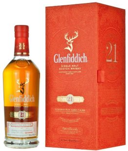 Glenfiddich Single Malt Scotch Whisky Reserve 21 years old, rum finish 70 cl