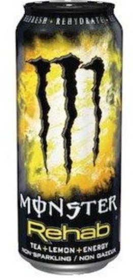 Monster Energy Rehab Dosen 50 cl (Artikel nur auf Vorbestellung lieferbar) CARx12