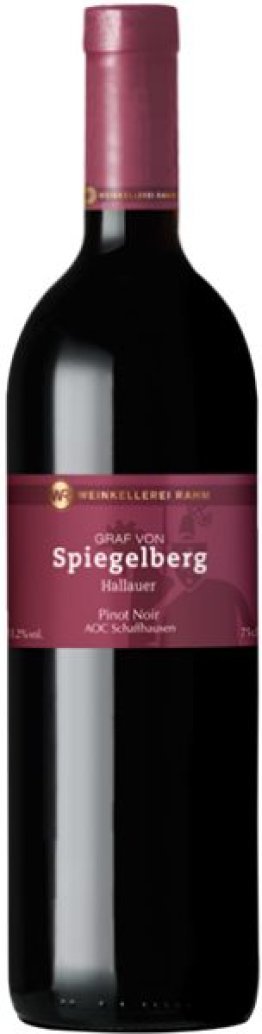 Hallauer Pinot Noir AOC Graf von Spiegelberg 50 cl VINIx15