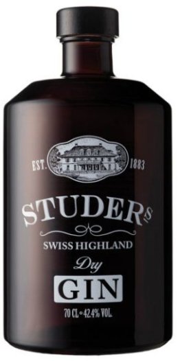 Studer's Swiss Highland Dry Gin 70cl CARx6
