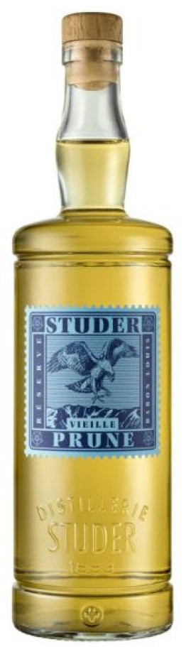 Studer Vieille Prune Goldflitter 70 cl Réserve Baron Louis CARx6