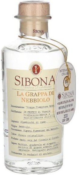 Sibona Grappa Nebbiolainv. Porto 5 dl CARx6