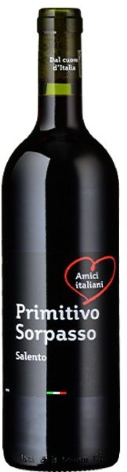 Amici italiani Primitivo Sorpasso Puglia IGT CARx6