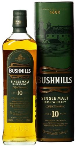 Bushmills Single Malt 10 years Etui 70 cl CARx6