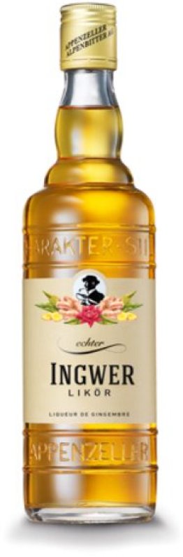 Echter Ingwer Likör 50 cl aus Appenzell CARx6